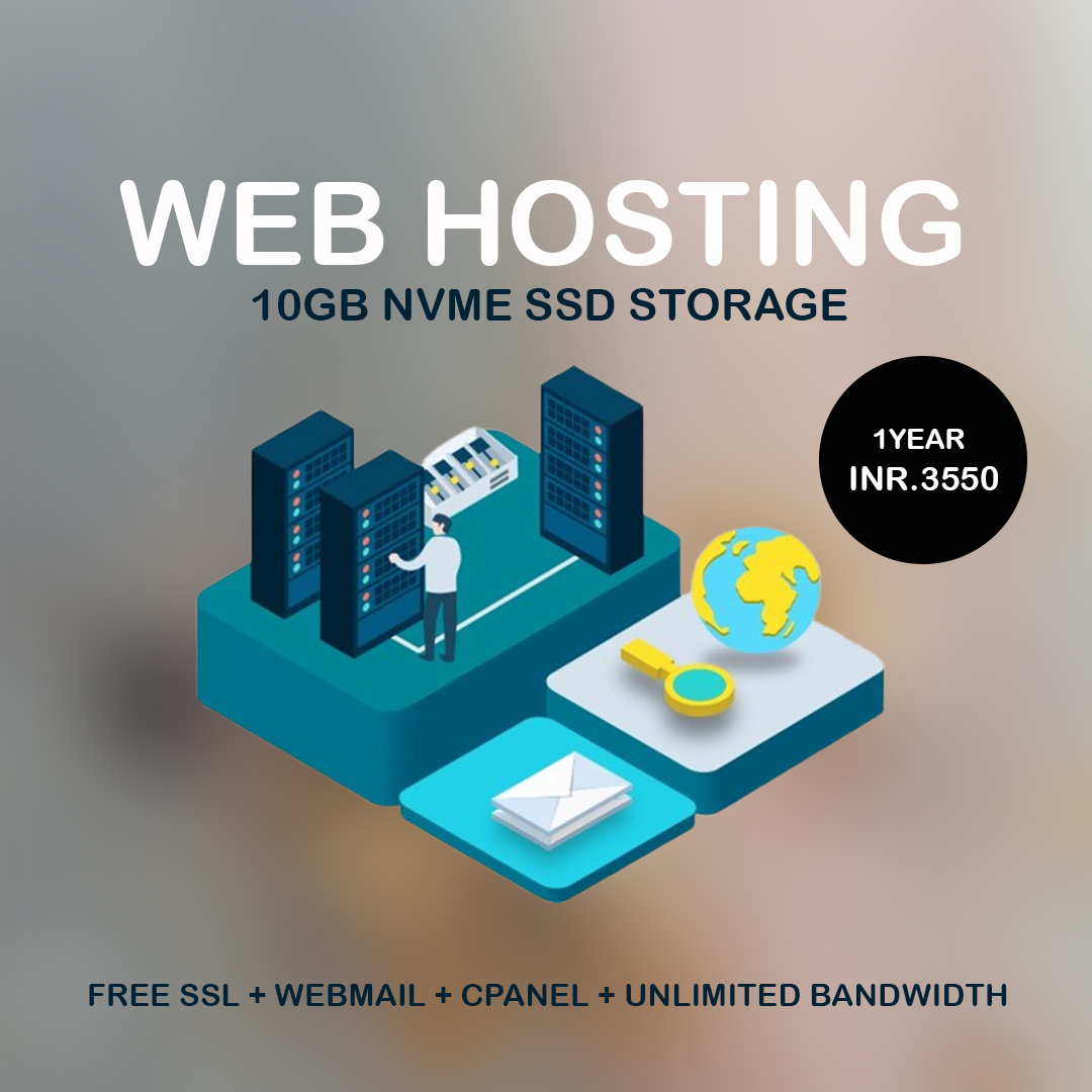 Buy 10GB NVMe SSD Hosting with Free SSL & Unlimited Bandwidth (1 Year)